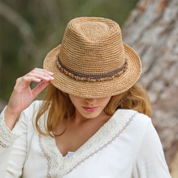 Wallaroo Accessories - Wallaroo Tahiti Fedora Sun Hat